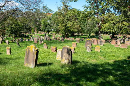 The Jewish Cemetery in Worms or Heiliger Sand, in Worms, Germany is  called the oldest surviving Jewish cemetery in Europe. The oldest tombstone still legible dates from 1058