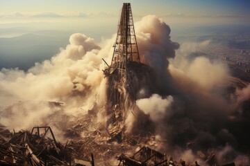 Haunting aftermath of a devastating earthquake