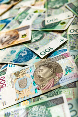 polish paper money or banknotes