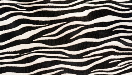 Zebra skin texture, wallpaper for zebra print, zebra fur, zebra skin rug, Generative AI - obrazy, fototapety, plakaty