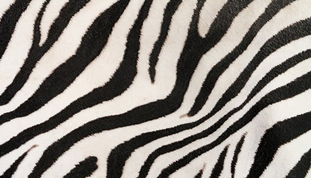 Zebra skin texture, wallpaper for zebra print, zebra fur, zebra skin rug, Generative AI