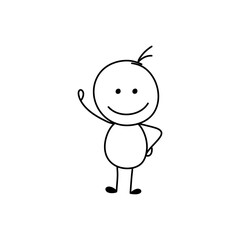 stickman stick figure sketch cartoon