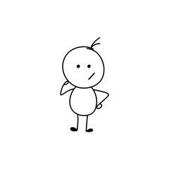 stickman stick figure sketch cartoon
