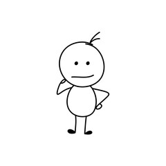 stickman stick figure sketch cartoon