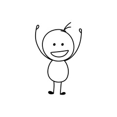 stickman stick figure sketch cartoon