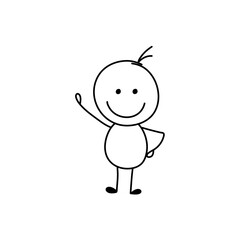 stickman stick figure sketch cartoon