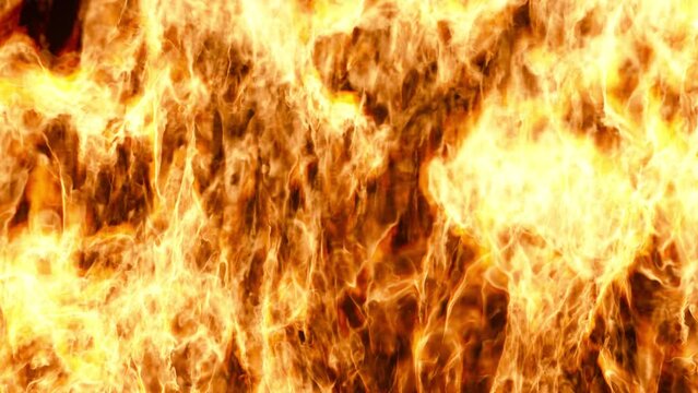 Fire flames wiping across the frame with dark smoke, 4k 30p with AND without alpha channel. Transitions or revealer wipes, 2 shots in one clip