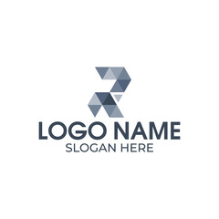 abstract R logo design