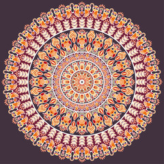 Obraz premium Owl Halloween Mandala