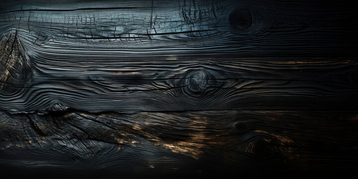 Wooden BBQ background. Burnt Board texture.
