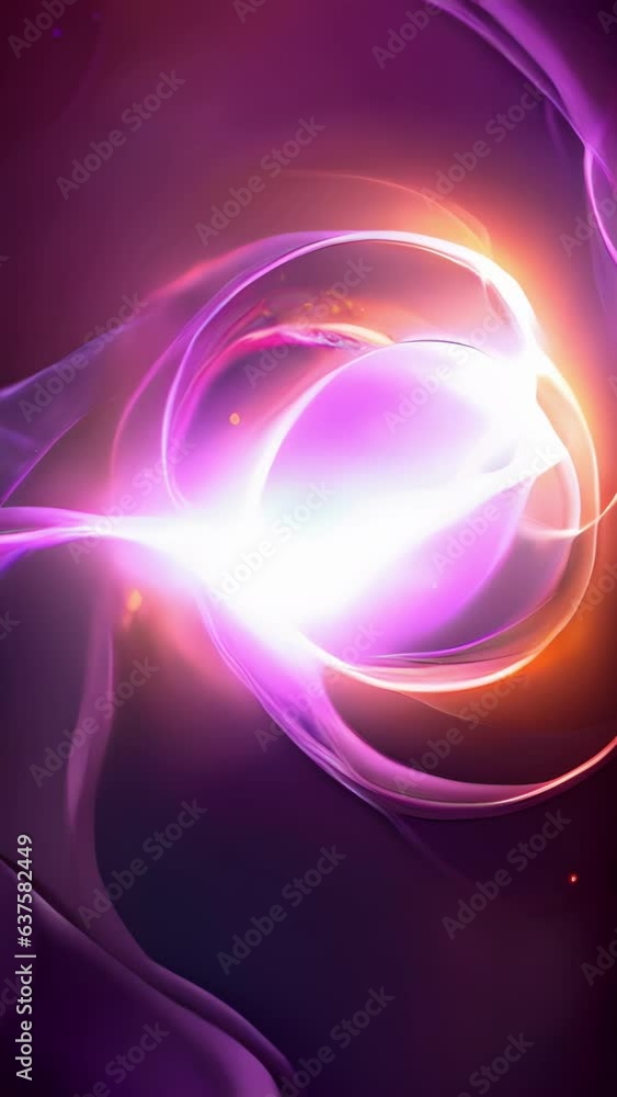 Poster an ethereal aura of orange and purple energy encircled the object causing it to ripple with rippling