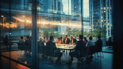 Business meeting in the office