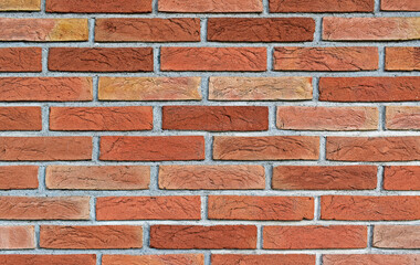 Red brick wall texture background