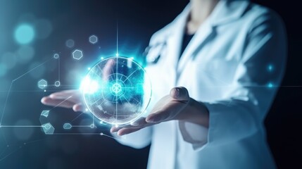 Digital healthcare concept. Generative AI