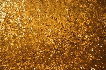 Gold glitter festive background, horizontal texture | Generative AI