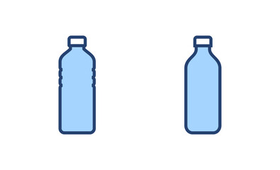 Bottle icon vector. bottle sign and symbol