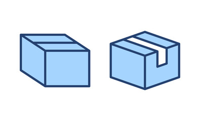 Box icon vector. box sign and symbol, parcel, package