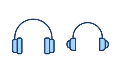Headphone icon vector. Headvector sign and symbol