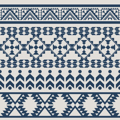 Tribal vector ornament. Seamless African pattern. Ethnic carpet with chevrons. Aztec style. Geometric mosaic on the tile, majolica. Ancient interior. Modern rug. Geo print on textile.ikat pattern