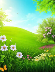 Fototapeta premium Spring natural background