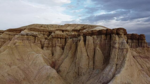 Mongolia Gobi Desert Drone 4K Sky nature sea ocean Tsagaan Suvarga
