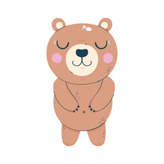 cute bear illustration