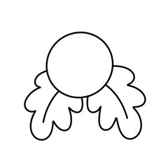 Christmas holly berry line Icon.