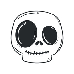 cute skull design