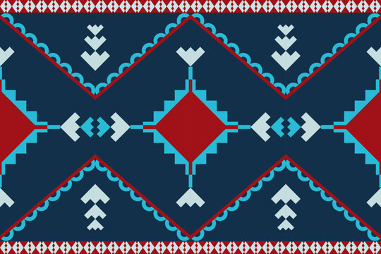 Abstract ethnic aztec geometric pattern design for background.American,mexican,indian,bohemian style.vector,illustration,fabric,clothing,carpet,textile,wrapping,batik,embroidery,knitwear