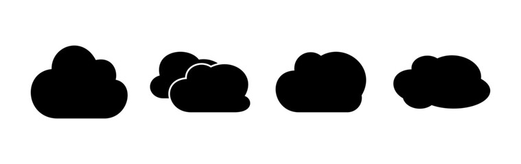 Cloud icon vector. cloud data. cloud services