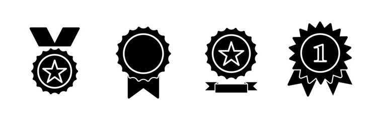 Achieve icon vector. medal icon vector. award. Certificate. approved