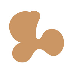 Neutral Blob Abstract Shapes 
