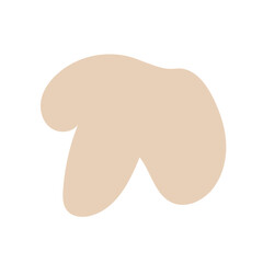 Neutral Blob Abstract Shapes 