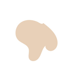 Neutral Blob Abstract Shapes 