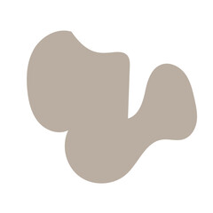 Neutral Blob Abstract Shapes 