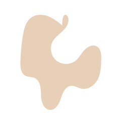 Neutral Blob Abstract Shapes 