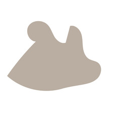 Neutral Blob Abstract Shapes 