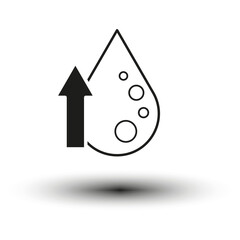 High cholesterol icon. Vector illustration. EPS 10.