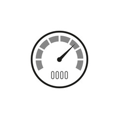Speedometer icon. Vector illustration. EPS 10.