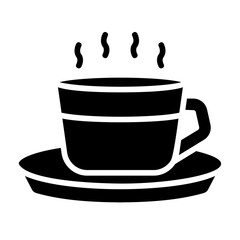 coffe cup glyph icon