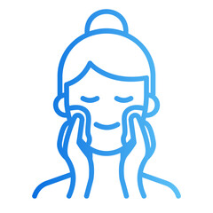 skincare gradient icon