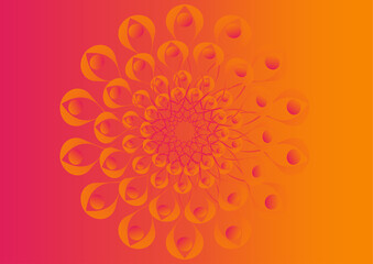 orange flower background
