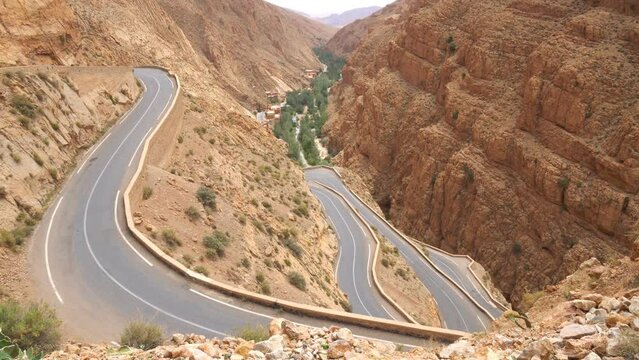 Dades Gorges in Morocco, Real Time
