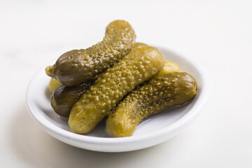 Cucumber pickles tiny food