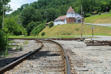 railway in the countryside