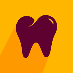 tooth icon vector logo template