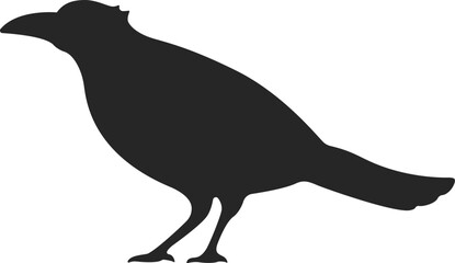 カラスのシルエットのイラスト