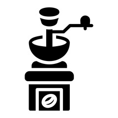 coffee grinder Solid icon