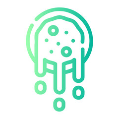 cookie Line Gradient Icon