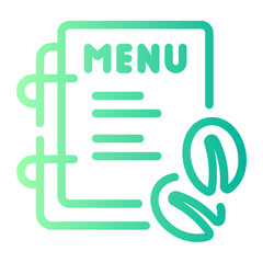 menu Line Gradient Icon